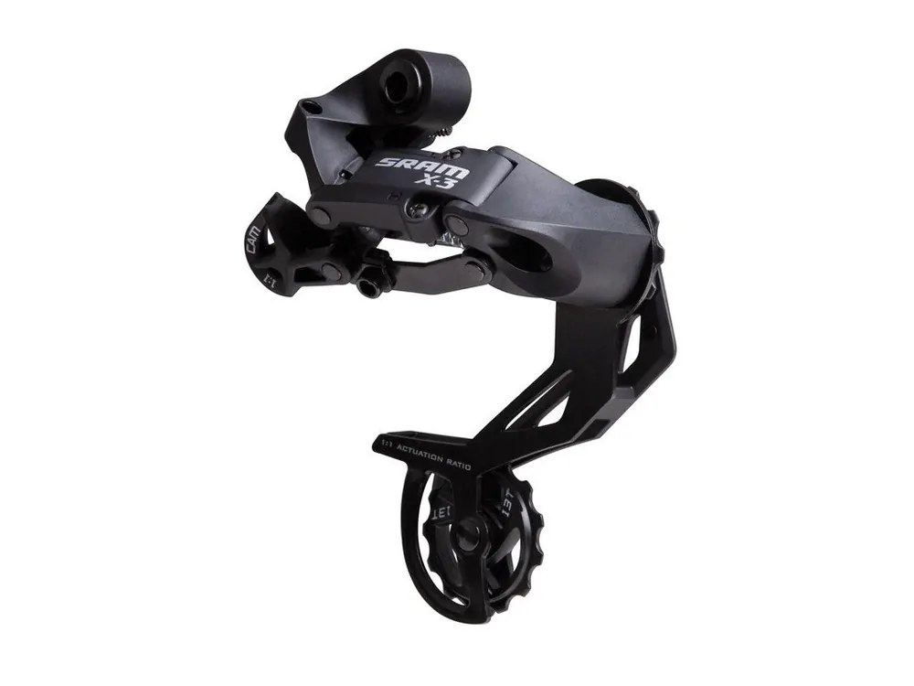 měnič MTB 9/8/7k SRAM X.3 dlouhé vodítko černý Oblíbený