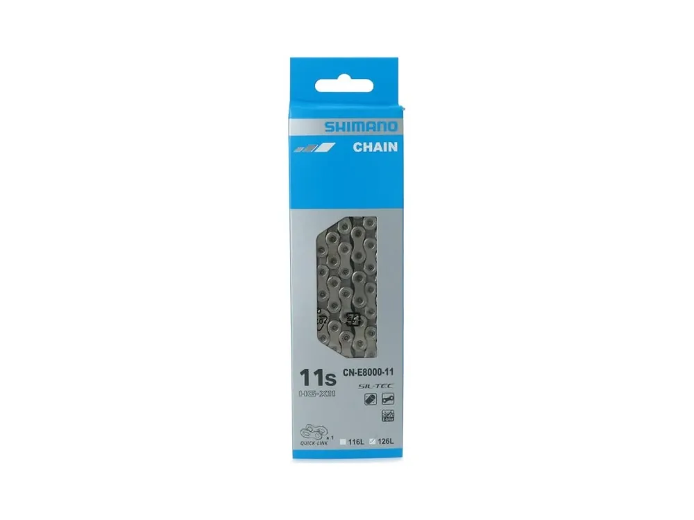 řetěz Shimano CN-E8000 pro E-kola 11r. 126čl. original balení Časově Omezené