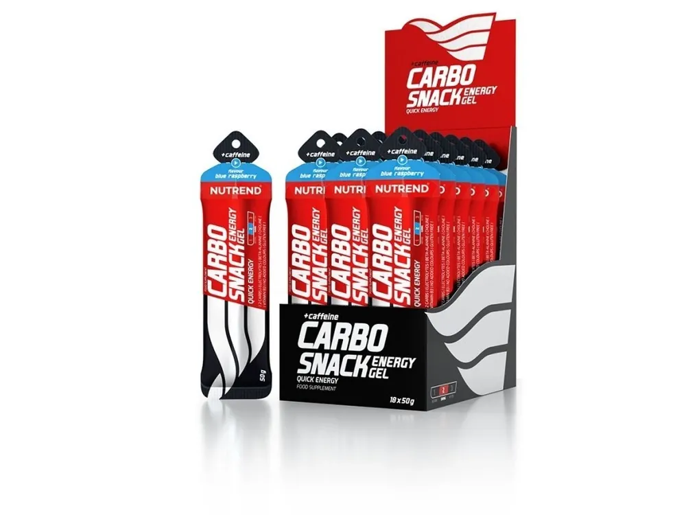 gel Nutrend Carbosnack MALINA caffeine sáček Akční Cena