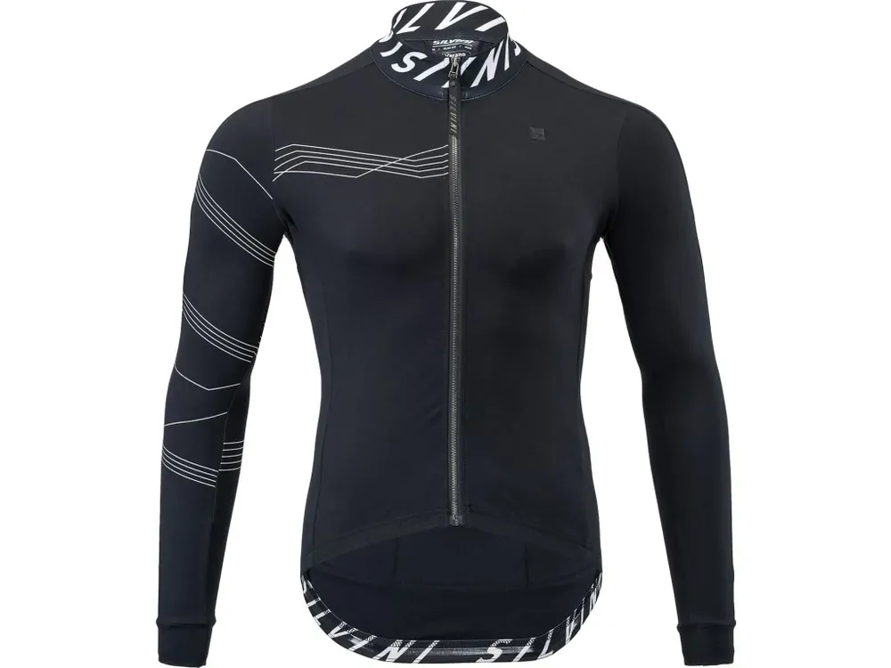 Nová Kolekce Pánský cyklo. zateplený dres Silvini Varano MD1603 black/white