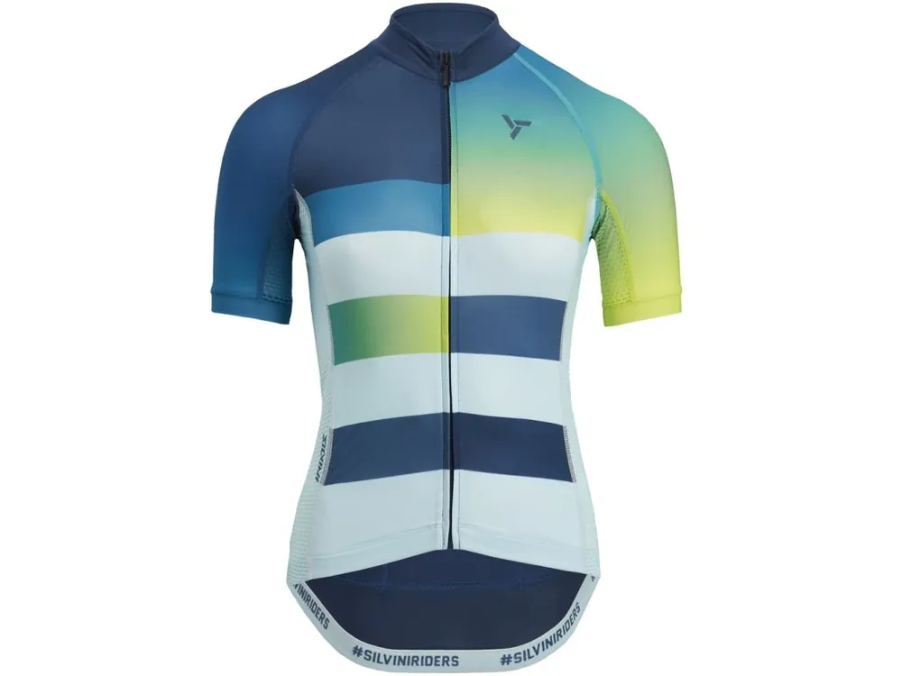 Cyklistický dámská dres Silvini Mazzana navy/turquoise Cenový Hit
