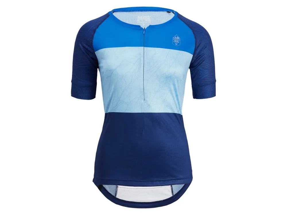 Nejprodávanější Cyklistický dámský dres Silvini Stabina navy/blue