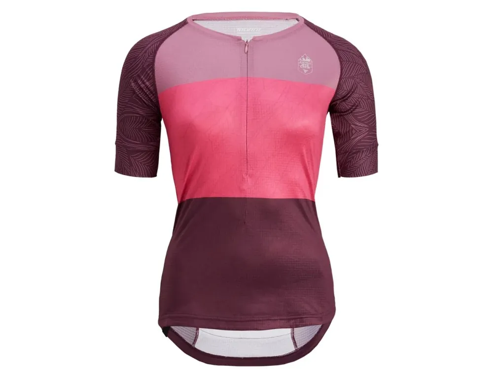 Cyklistický dámský dres Silvini Stabina plum/funchsia Nejprodávanější