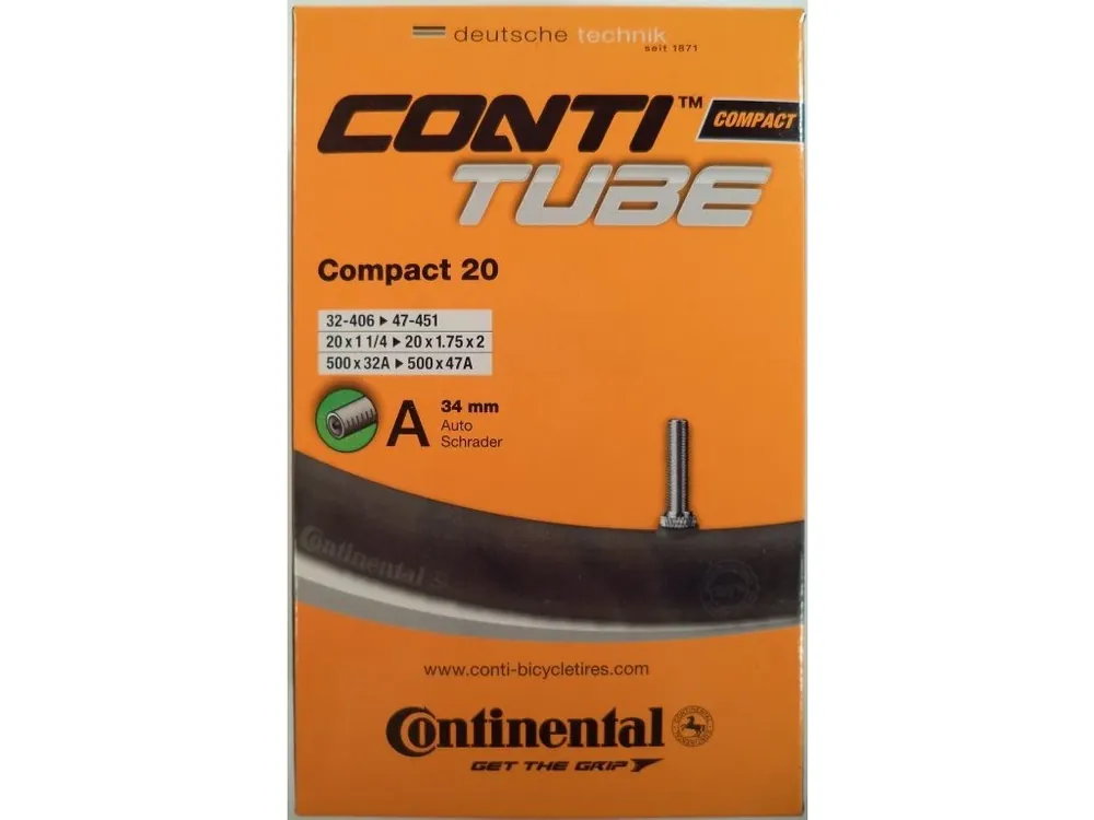 Duše Continental Compact 20" (32-406/47-451) AV/34mm Tovární Cena