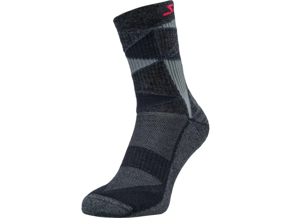 Akce ponožky Silvini Vallonga black/red