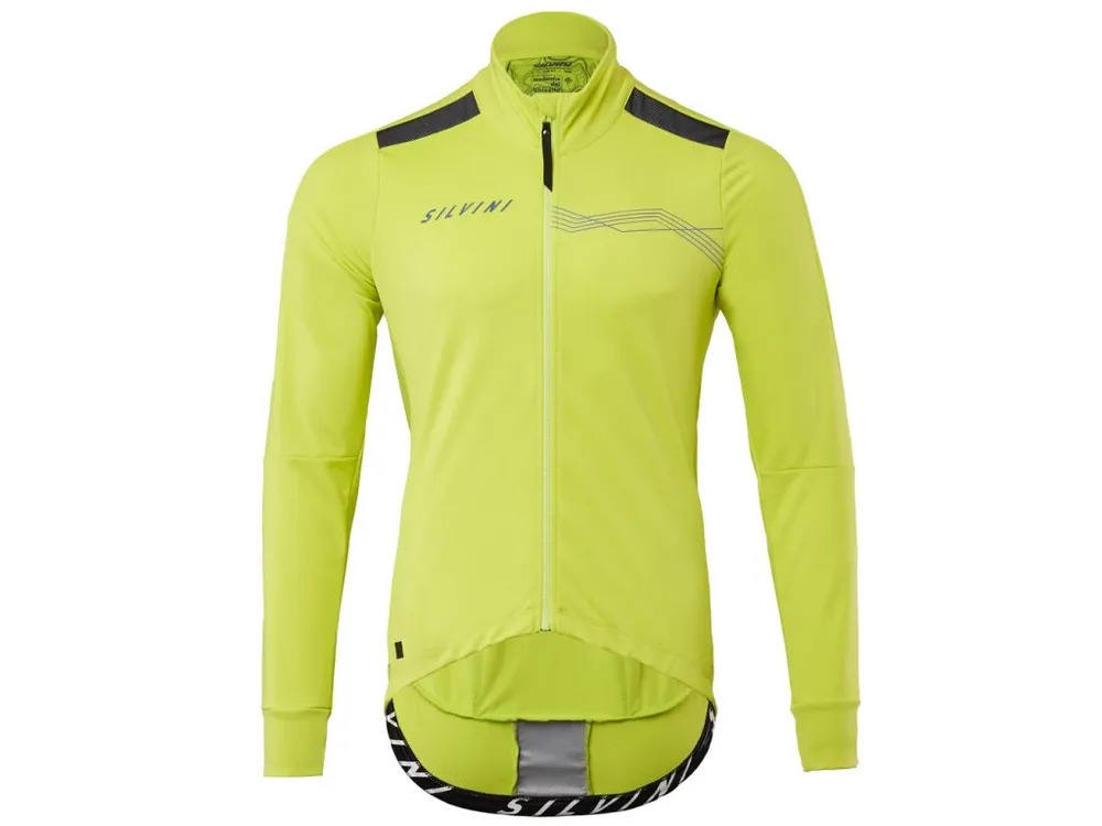 Zlevněný Pánská mikina Silvini Ghisallo Lime/Blue