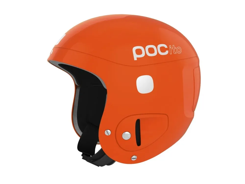 Lyžařská dětská helma POCito Skull Fluorescent Orange Akční Nabídka