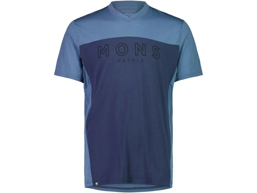 Nejlepší Cena Pánské funkční bajkové triko Mons Royale Redwood Enduro VT blue slate/midnight