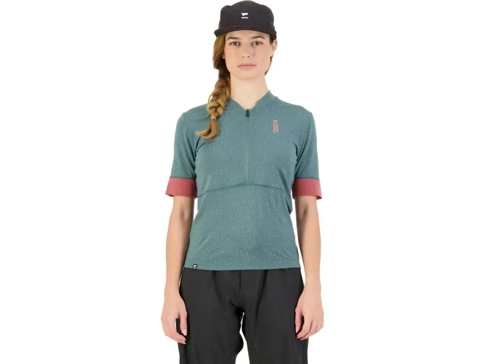 Dámské funkční triko Mons Royale Cadence Half Zip Terrazzo Cenová Bomba