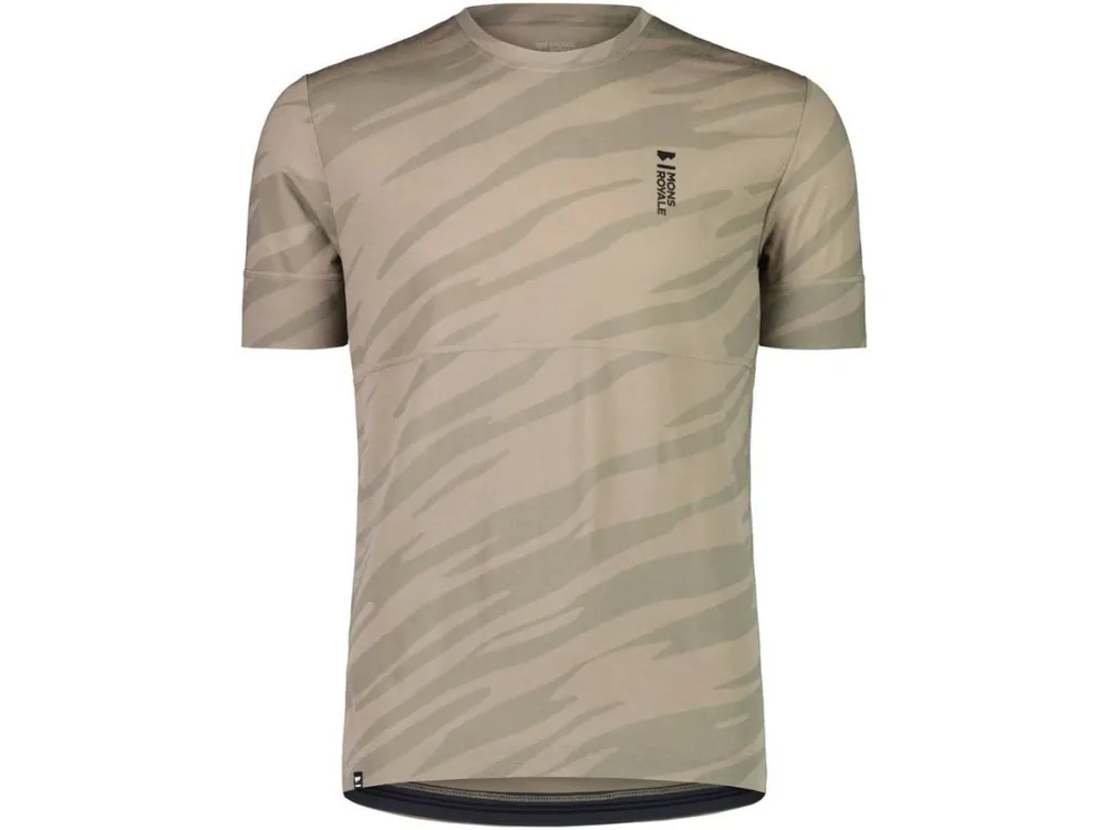 Pánské bajkové triko Mons Royale Cadence T Undercover Camo Dokud Zásoby Vydrží