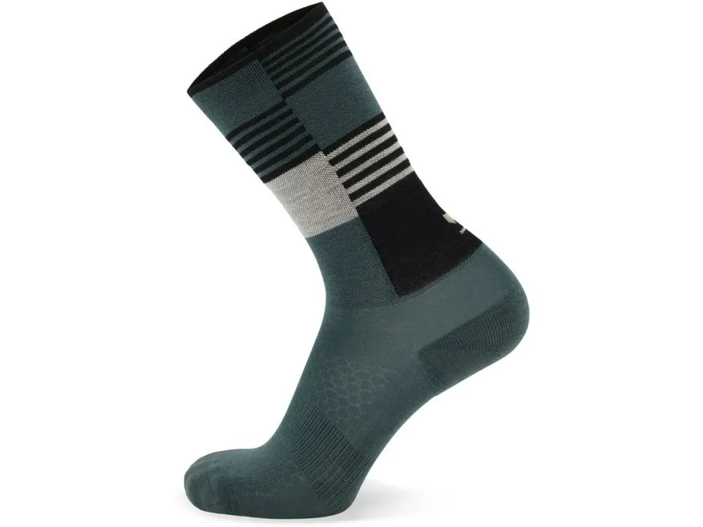 Kup Teď Lehká cyklistická merino ponožka Mons Ryale Atlas crew Burnt Sage