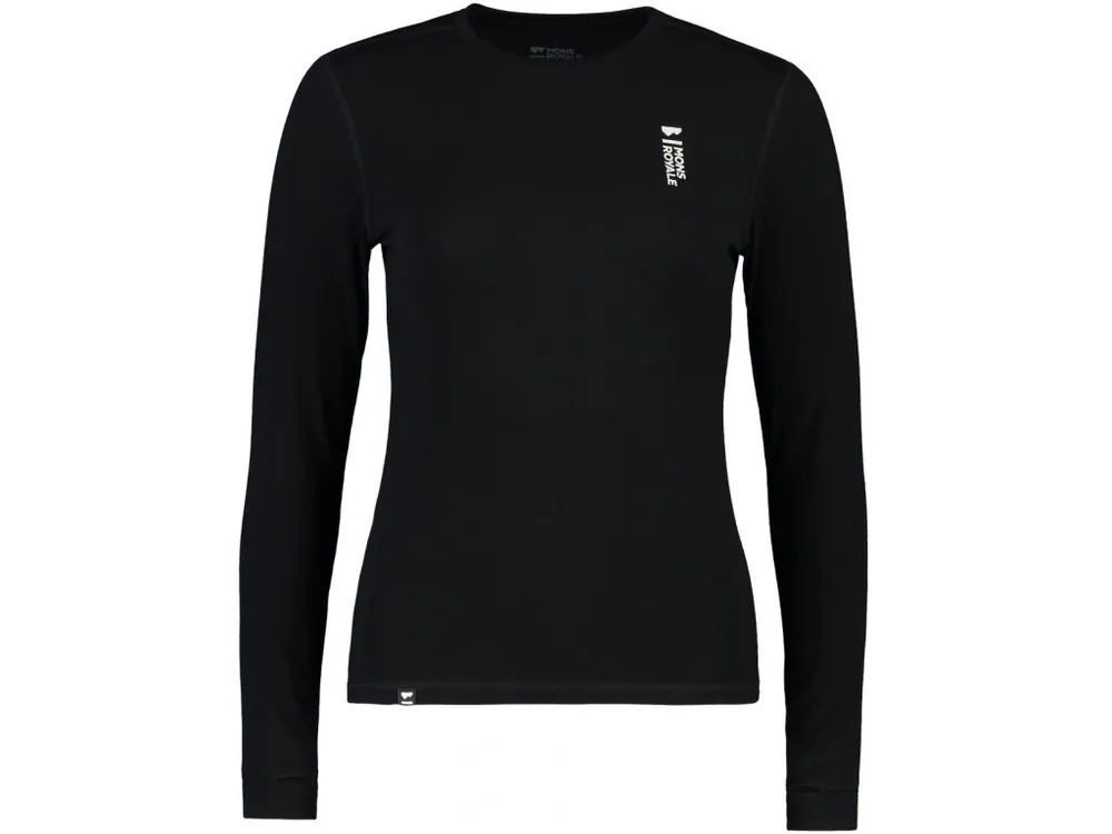 Cenový Hit Merino triko Mons Royale Cascade Flex 200 LS WMNS black