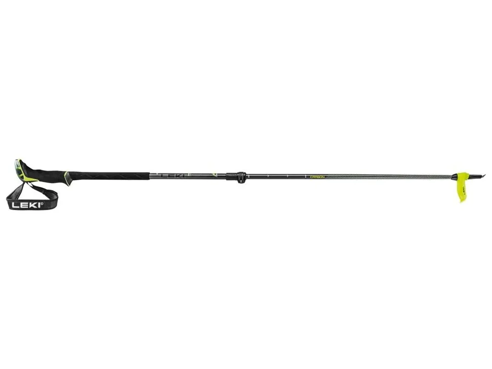 Finální Výprodej Leki Skialp hole Guide Lite 2 Carbon dark anthracite/neonyellow/black 105-150