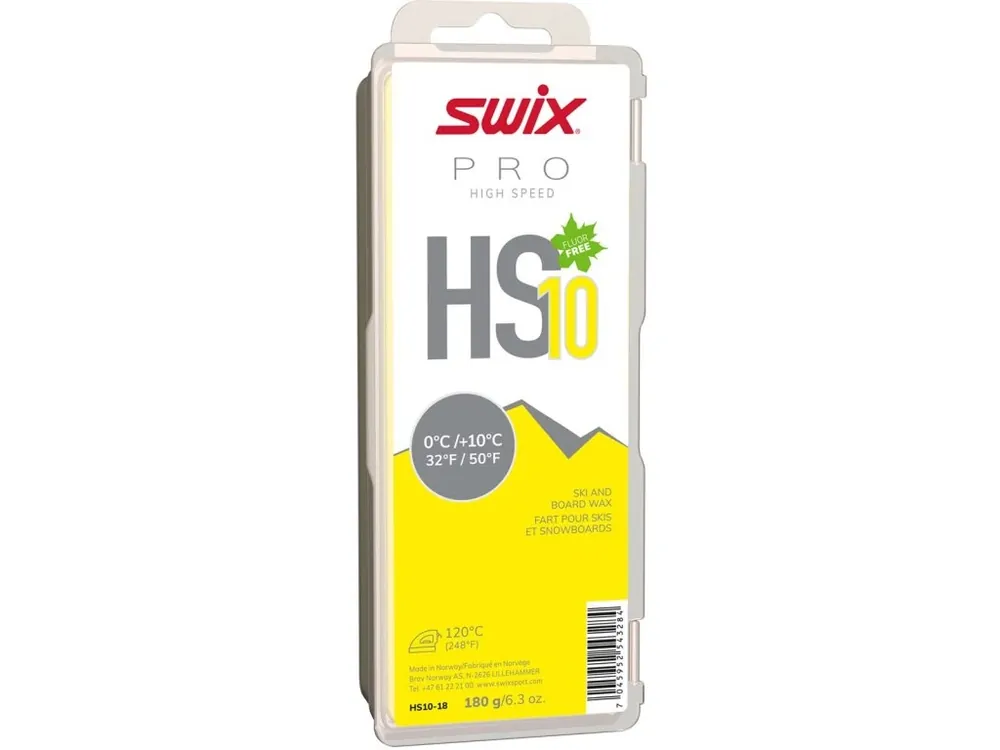 Skluzný vosk Swix High Speed, HS10 žlutý, 0/+10°C,180g Kup Teď