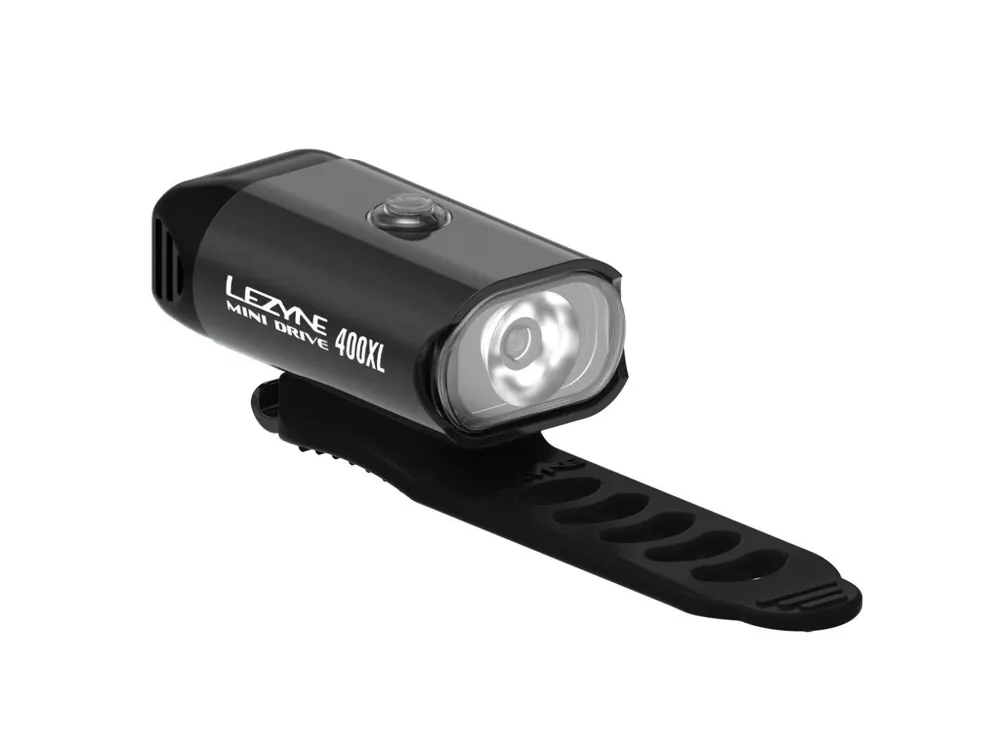 Přední světlo Lezyne Mini Drive 400 Black/High Gloss Cenově Výhodný
