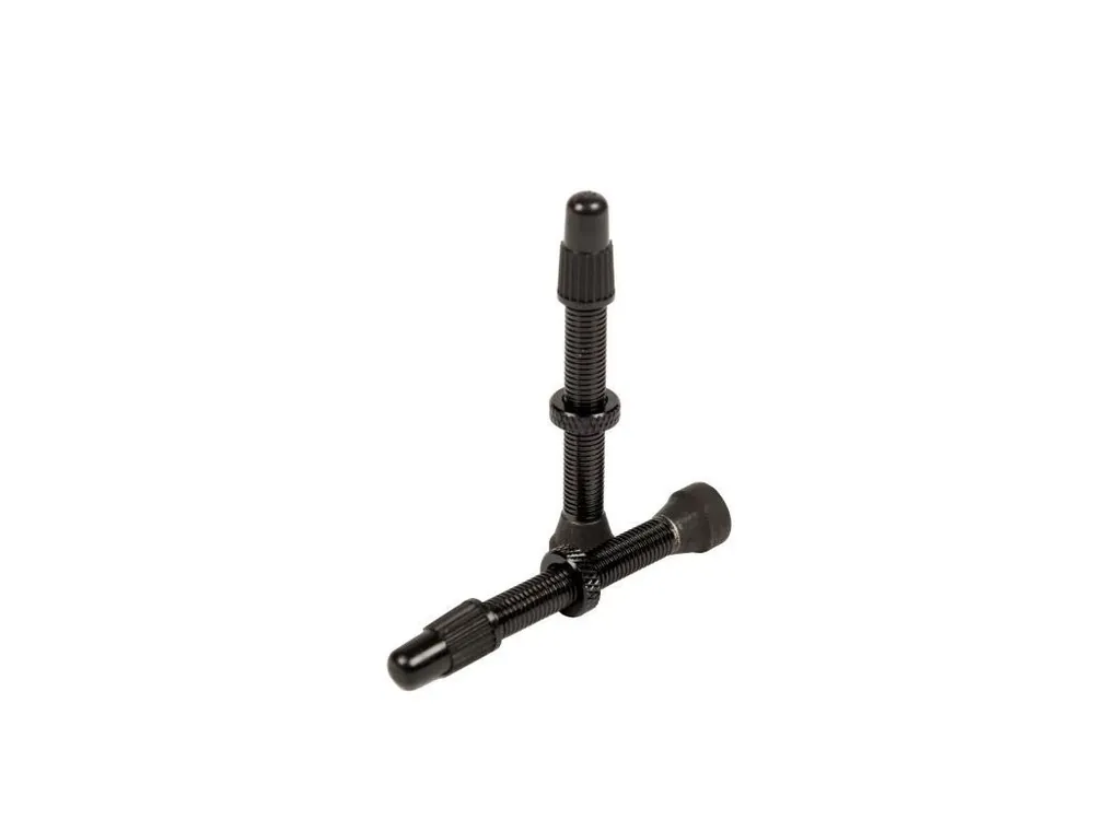 Vysoce Kvalitní Pár bezdušových ventilků Universal Alu 44mm black
