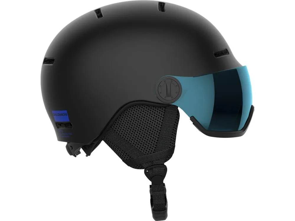 Lyžařská dětská helma Salomon Orka Visor Kids Black 25/26 Sezónní Sleva