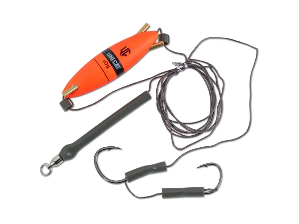 Uni Cat návazec Power Rattle Hair Rig SX-67 4/0 + 2/0 Sezónní Sleva