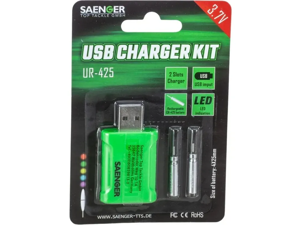 Must-Have Saenger nabíjecí sada pro svítící splávky USB Charger Kit UR-425 CR425