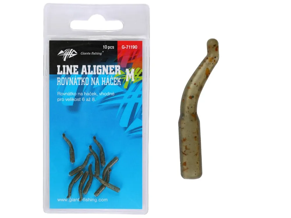 Giants fishing Rovnátka na háček Line Aligner-Large Camo 10ks Bezpečná Platba
