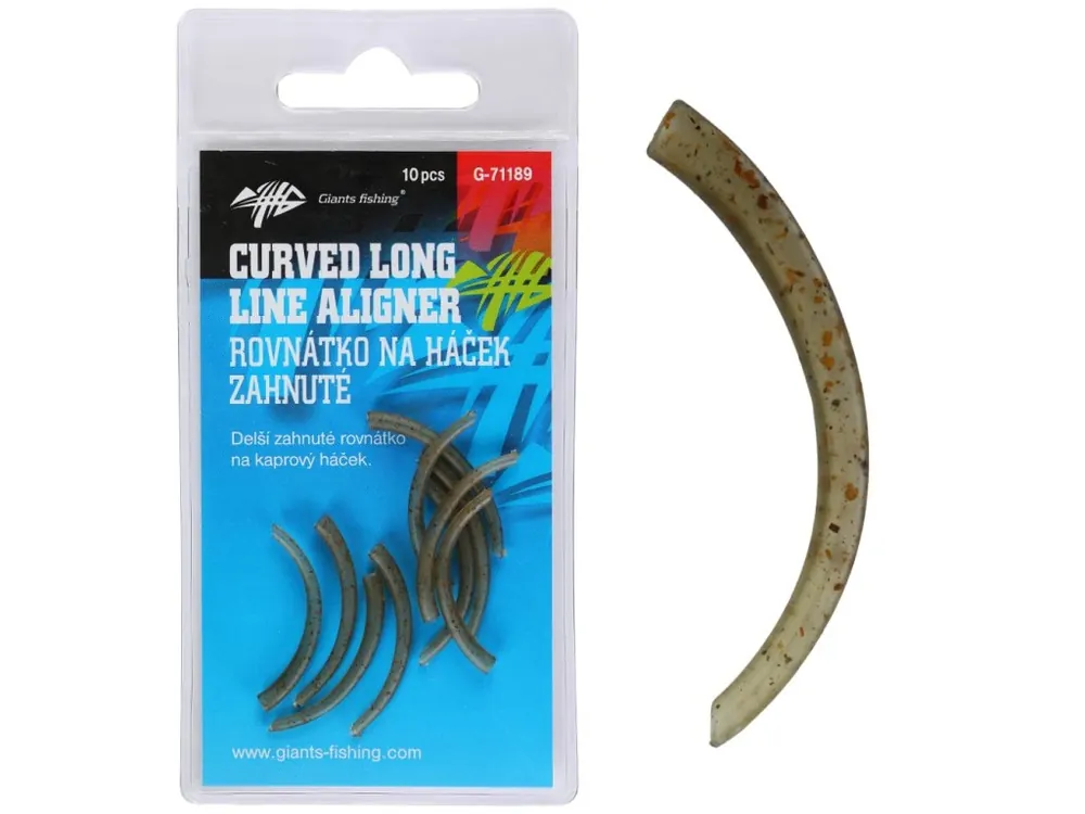 Giants fishing Rovnátko na háček Curved Long Line Aligner 10ks Nízká Cena