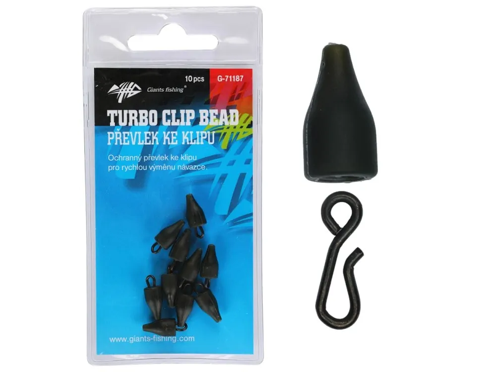 Pouze Dnes Giants fishing Rychlovýměnný klip s převlekem Turbo Beads 10ks