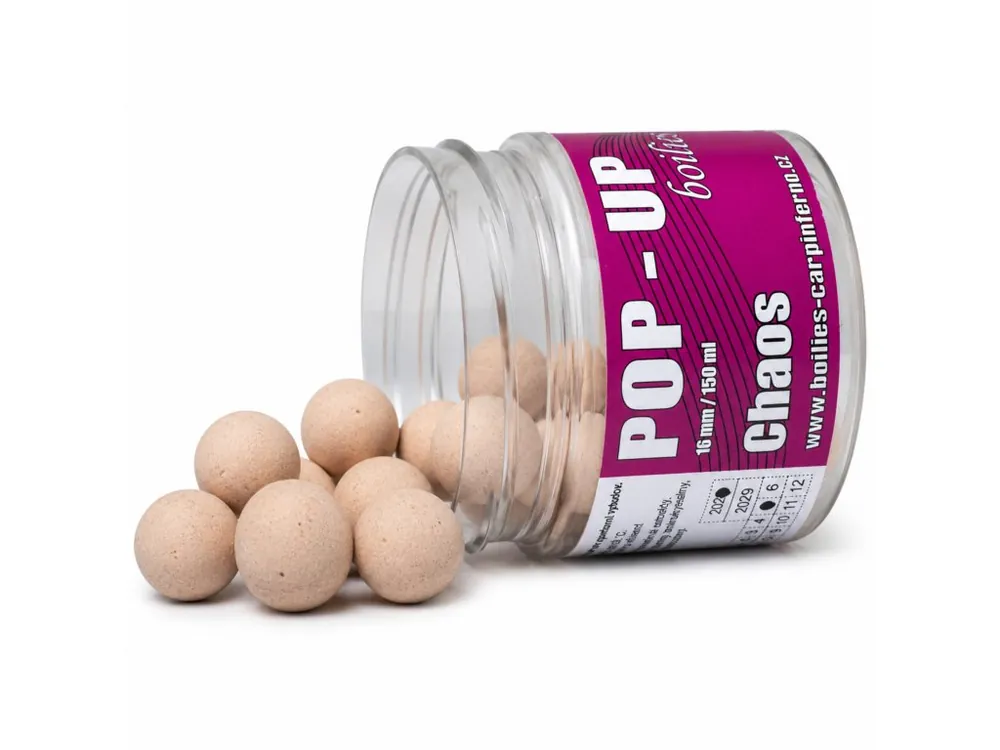 Carp Inferno Pop - up Boilies 16 mm 150 ml Chaos Časově Omezené