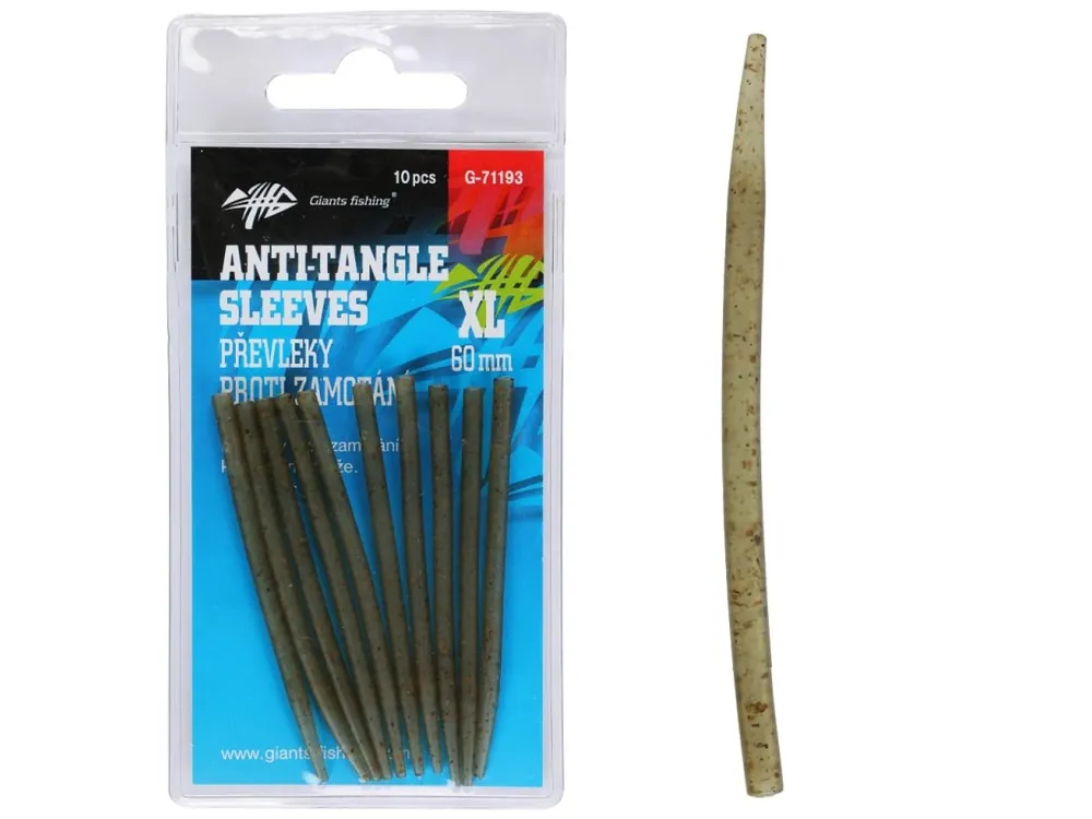 Giants fishing Převleky proti zamotání Anti-Tangle Sleeves XL-60mm, 10ks Bezpečná Platba