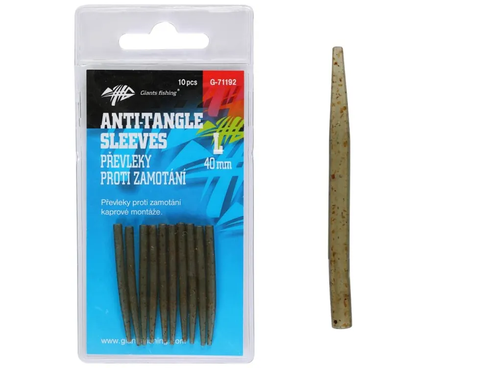Novinka Giants fishing Převleky proti zamotání Anti-Tangle Sleeves L-40mm, 10ks