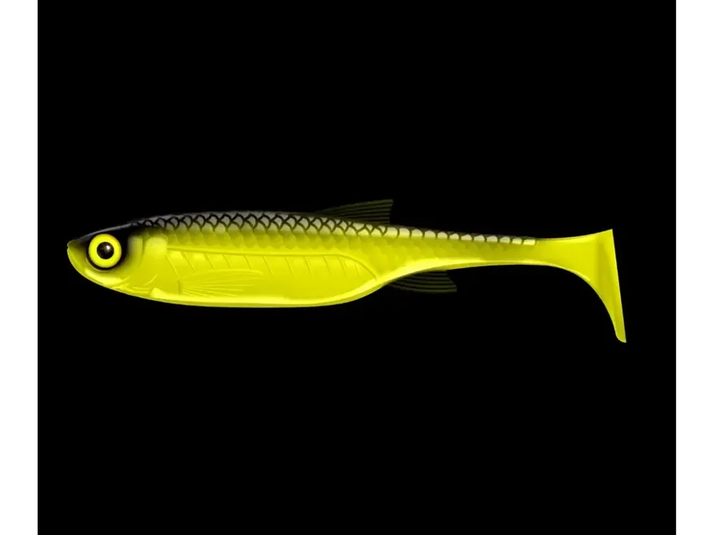 Horká Nabídka LIBRA LURES Kraken Shad 20,5 cm, 60 g – Hot Yellow 006 – 1ks/bal
