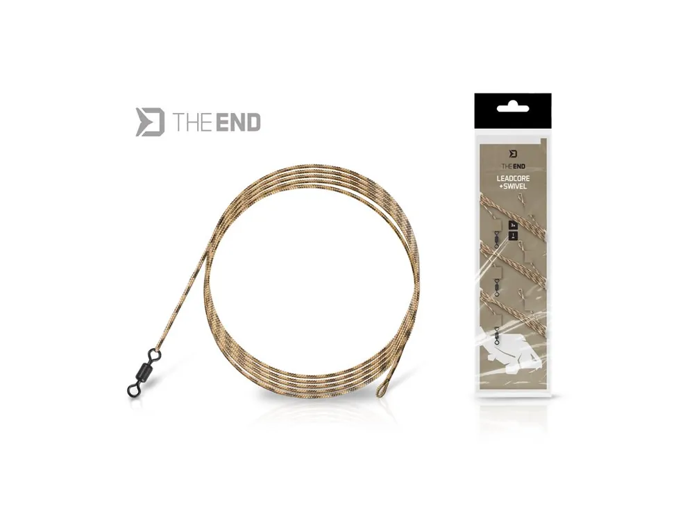 Návazec Delphin TheEND Leadcore + Swivel / 3ks Poslední Šance