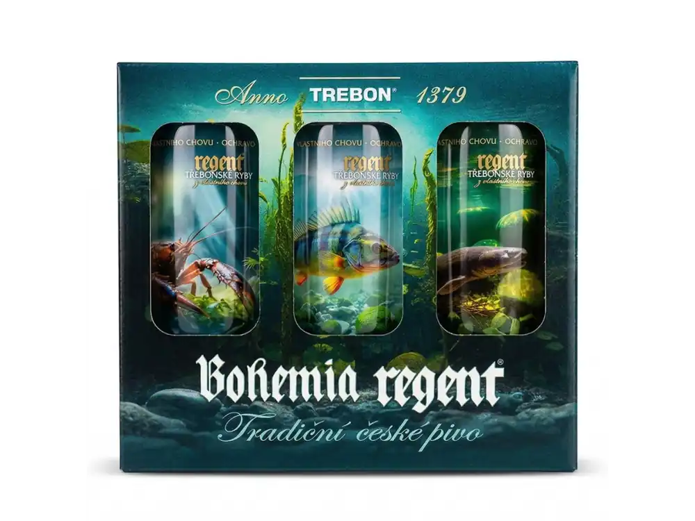 Levný Bohemia Regent Pivo Dárkový Karton Vodní Říše Č.2 6x 0,5 l