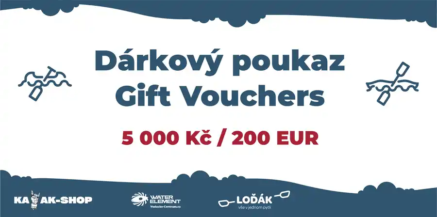 Dárkový poukaz 5 000 / 200 EUR Originální