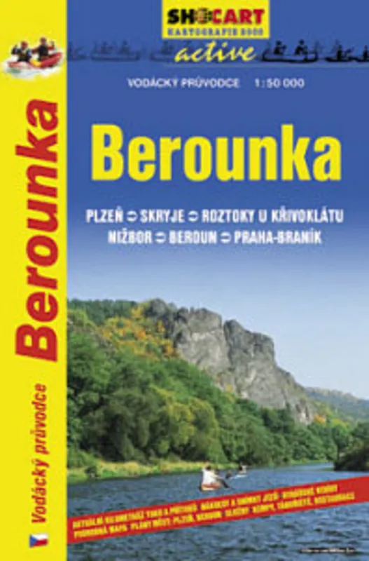 Vodácká mapa Berounka Vrácení Zdarma