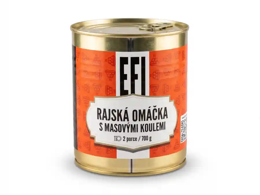 EFI Rajská omáčka s masovými koulemi 700g 2 porce (trvanlivost až 24 měsíců) Poslední Šance