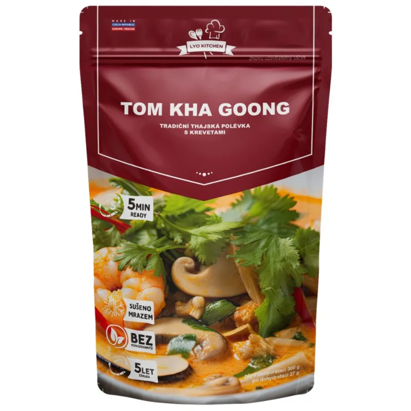 Speciální Cena FDC Tom Kha Goong polévka - mrazem sušené