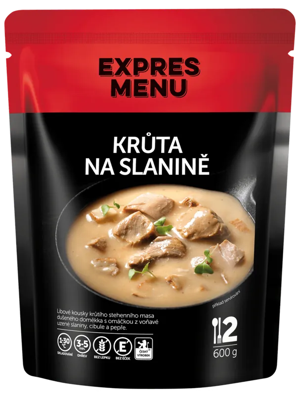 Finální Výprodej EXPRES MENU Krůta na slanině