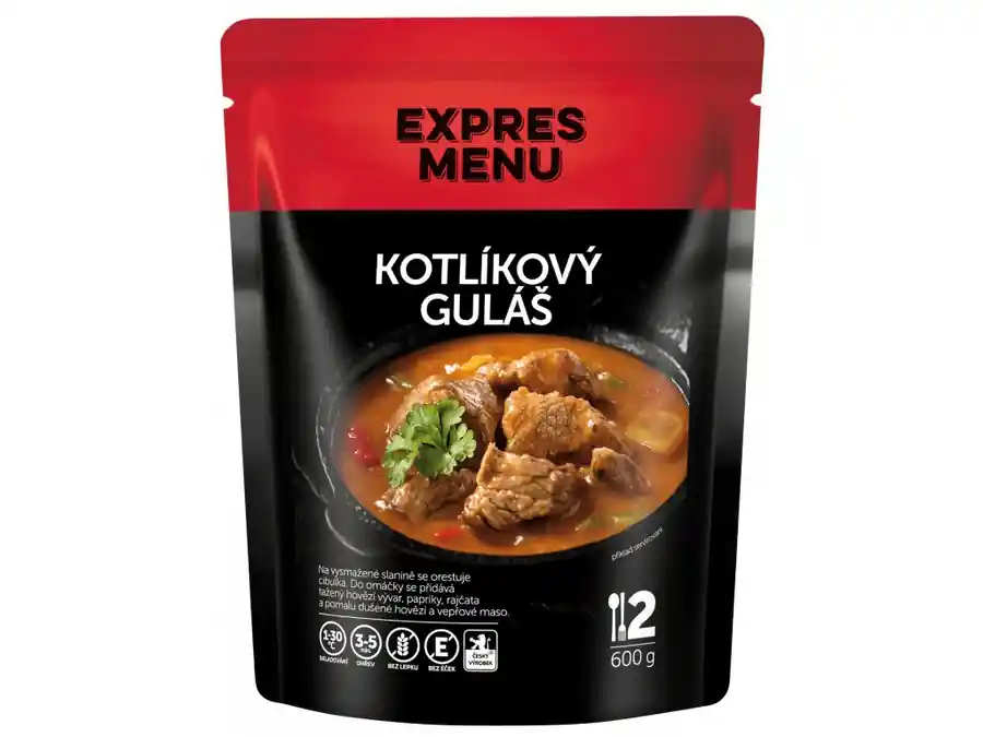 Značkový EXPRES MENU Kotlíkový Guláš 2P