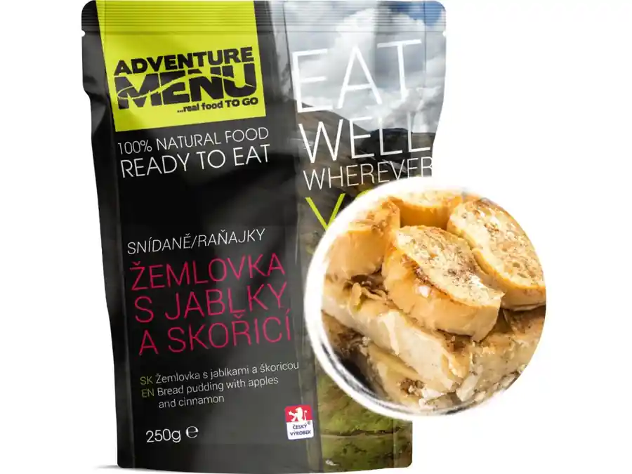 Cenově Výhodný Adventure menu - Žemlovka s jablky a skořicí
