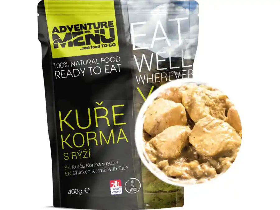 Nejlepší Cena Adventure menu - Kuře Korma s rýží