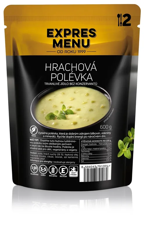 Ihned K Objednání EXPRES MENU HRACHOVÁ POLÉVKA 2P