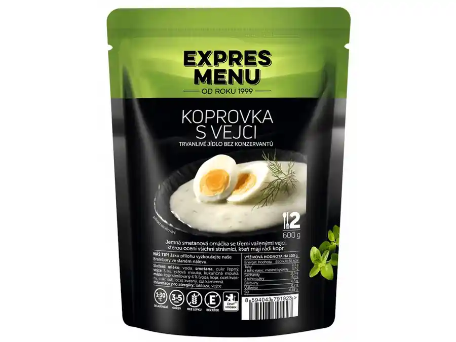 EXPRES MENU KOPROVKA S VEJCI Ihned K Objednání