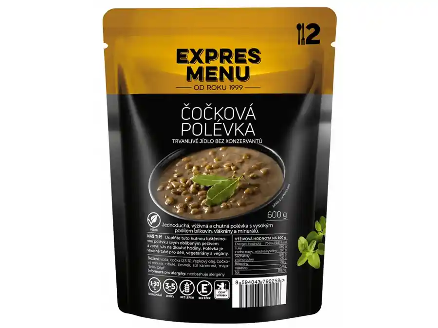 Nejlepší Cena EXPRES MENU ČOČKOVÁ POLÉVKA 2P
