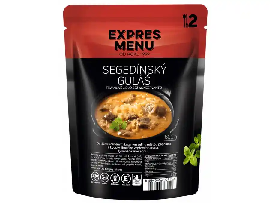 Časově Omezené EXPRES MENU SEGEDÍNSKÝ GULÁŠ