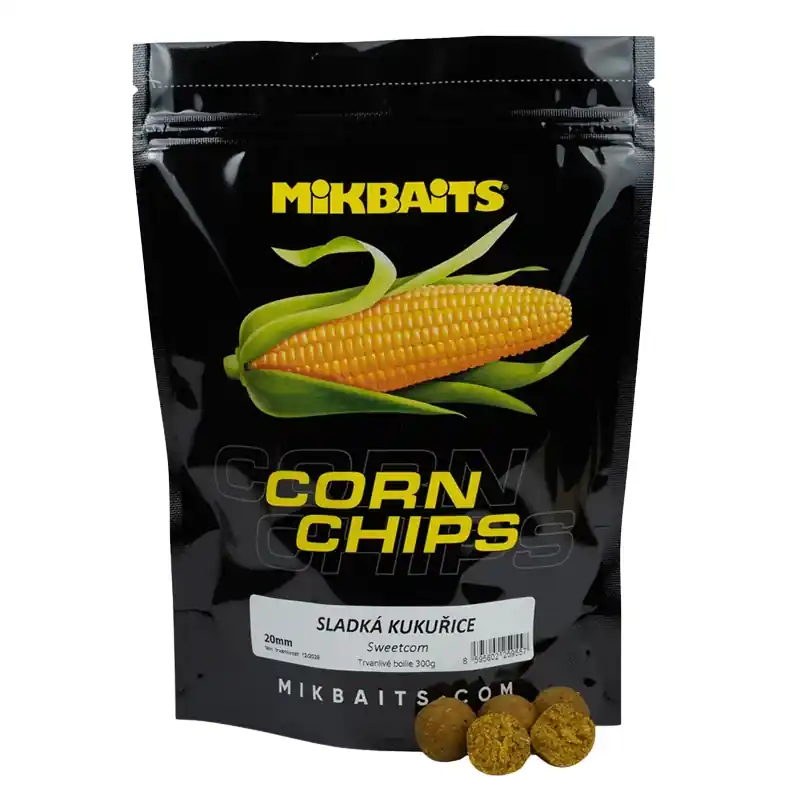 Nejlepší Cena MIKBAITS - Corn Chips boilie 24mm 300g
