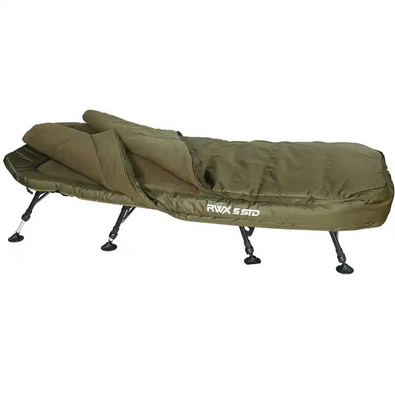 Koupit Online GIANTS FISHING - Lehátko + Spací pytel Bedchair/Sleeping Bag System RWX 5 STD
