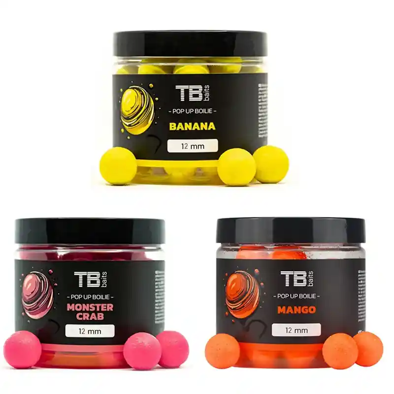 TB BAITS - Plovoucí Boilie Pop-Up + NHDC 50g 12mm Nejlepší Cena