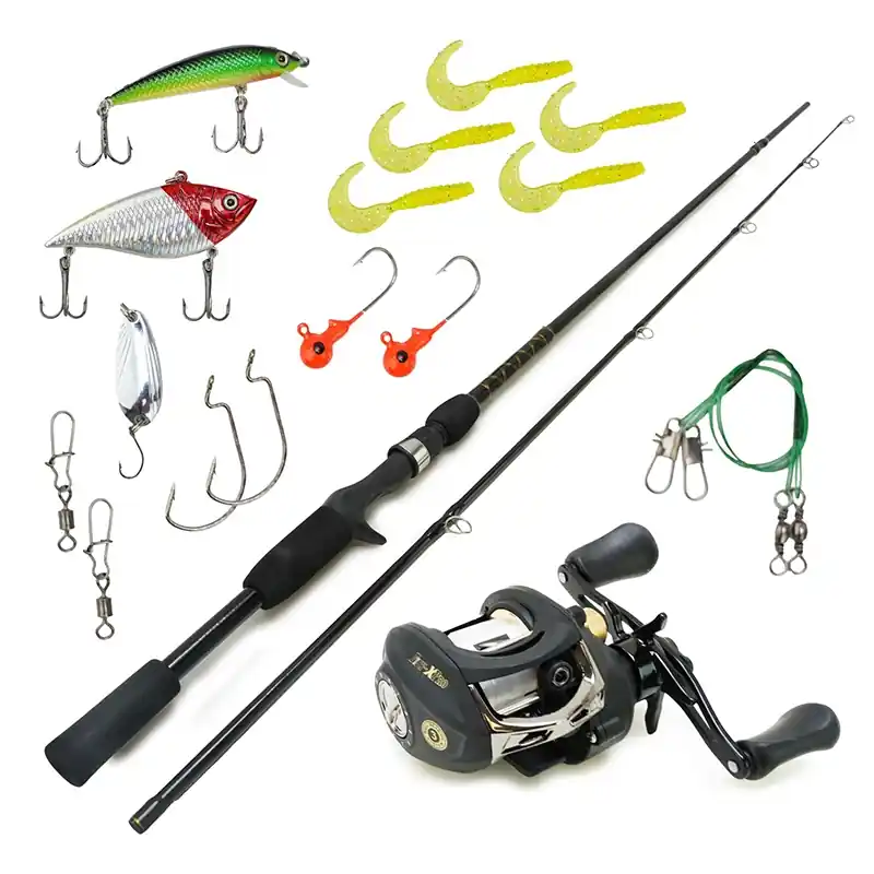 Novinka SPORTS - Přívlačový set FISH-XPRO Baitcasting Combo 1,95m