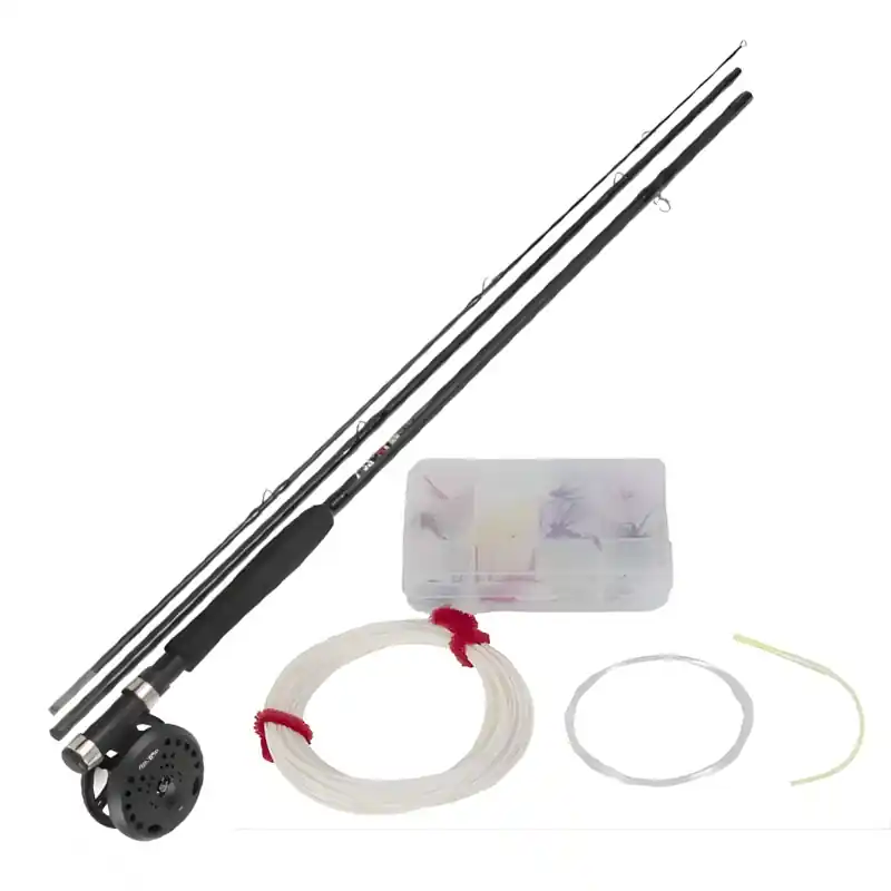 SPORTS - Muškařský set Fish-X Pro Fly Fishing Prut+Naviják+Mušky Výhodná Nabídka