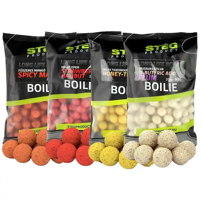 Vrácení Zdarma STÉG - Boilie Long life boilie 20mm 800g